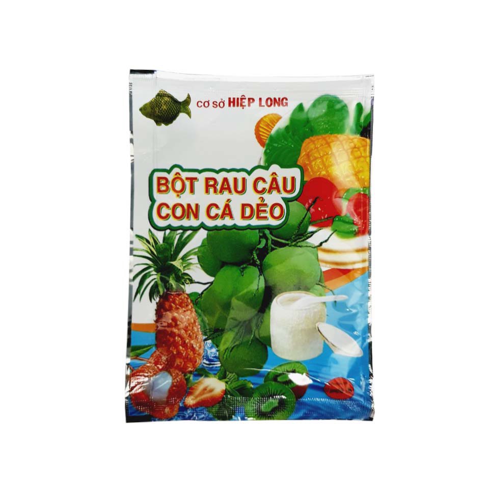 Bột rau câu dẻo con cá Hiệp Long gói 12g