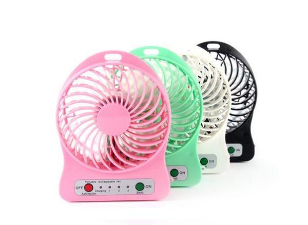 Quạt tích điện usb 3 chế độ mini siêu mát có cổng loại tốt pdl,quạt sạc tích điện usb mini fan - kèm pin và cáp sạc - ms.qstdmn3cd-kvv