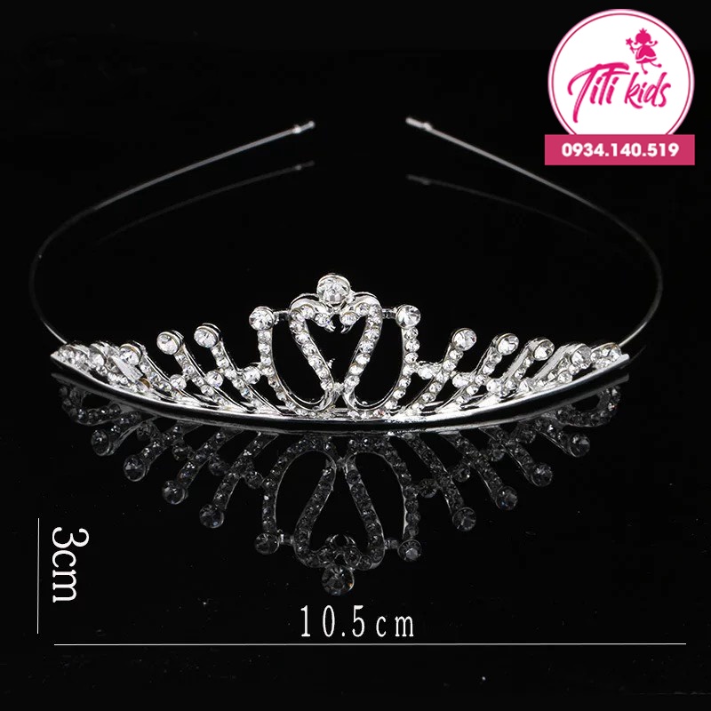 Cài vương miện bé gái hoa sen siêu xinh titikids - pk28