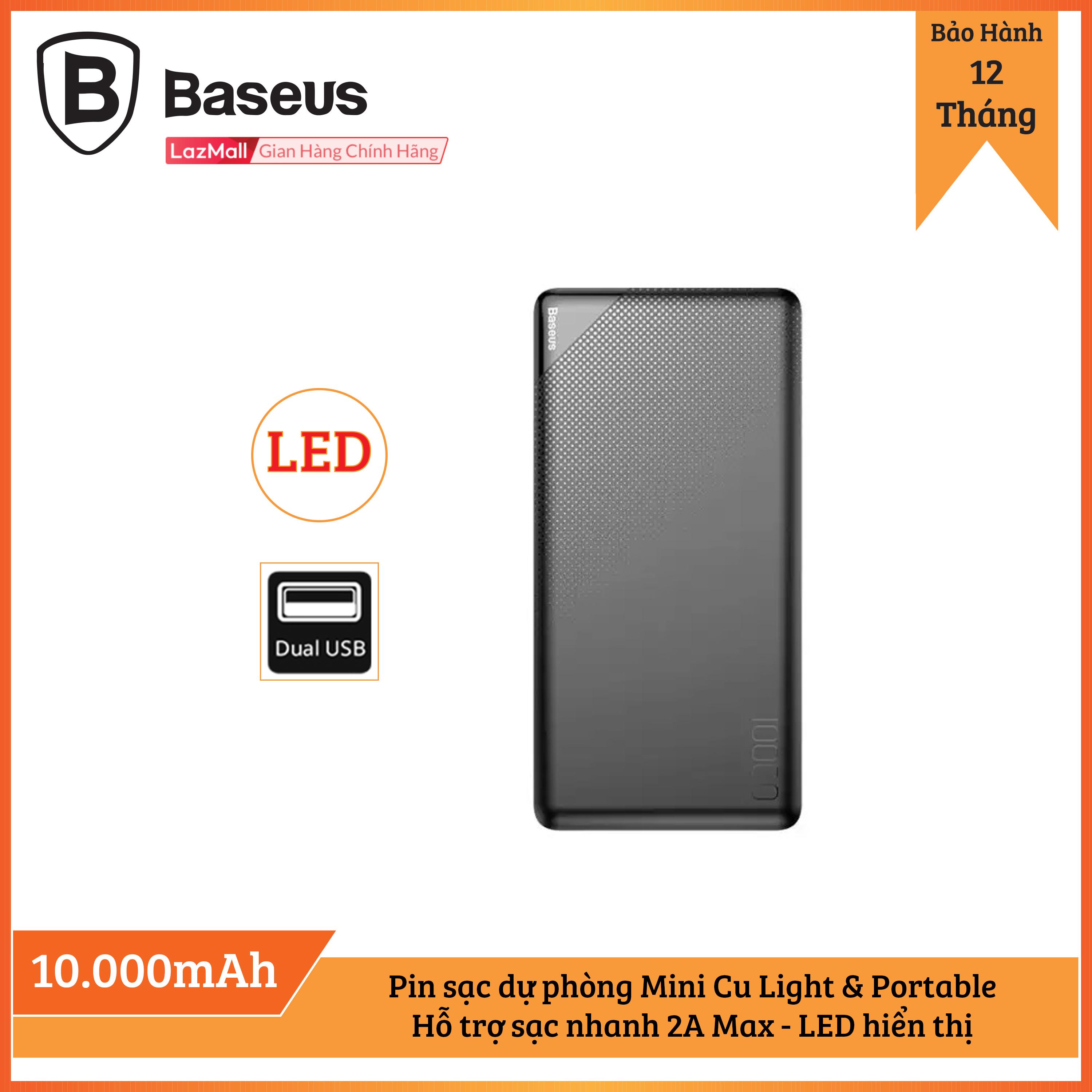 Pin sạc dự phòng 10000mAh M31 trang bị màn hình LED cho Smartphone/ Tablet hỗ trợ sạc nhanh