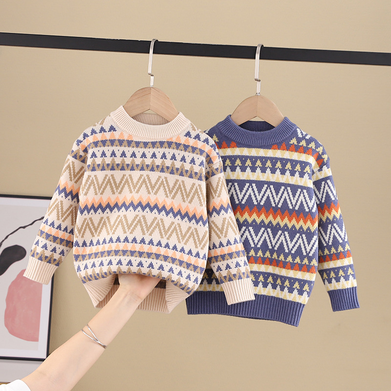 Áo len Vintage trẻ em, chất len đanh mịn đẹp, ấm áp, màu xinh cho cả bé trai và gái | MA18