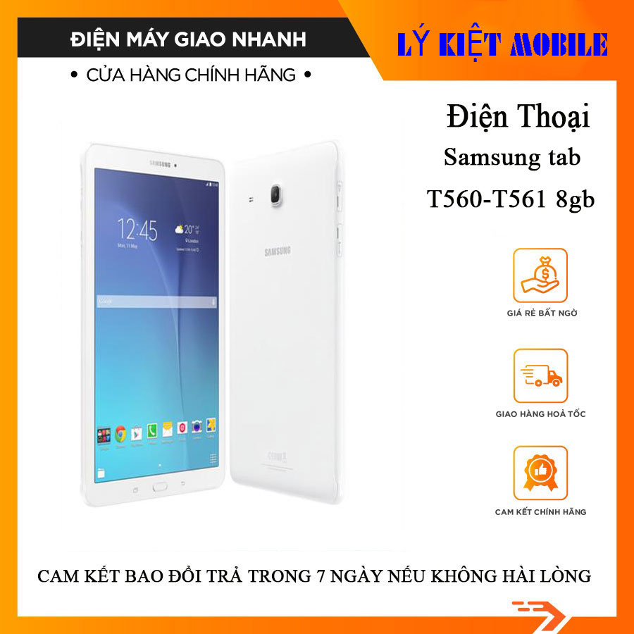 Máy tính samsung tab t560 - t561 androi 7.0 tải xem được youtube phần mềm học online ok 100%
