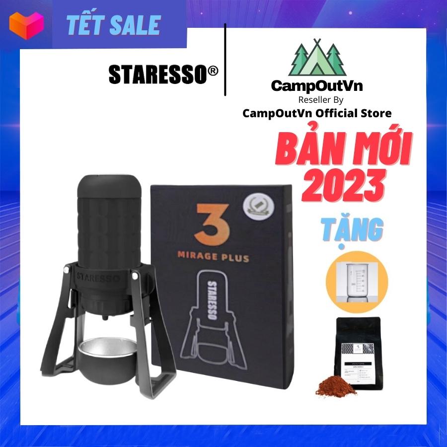 Máy pha cà phê Staresso du lịch cắm trại dã ngoại máy pha cafe cầm tay văn phòng, tại gia nhà bếp Mirage campout A062
