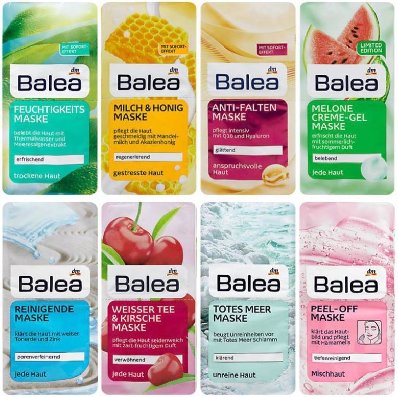 Mặt nạ Balea Đức dưỡng da trắng mịn, trẻ hóa da - 16ml - Hàng nội địa Bill Đức