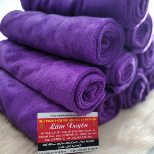 Khăn gội đầu, khăn tắm Spa siêu thấm hút GIÁ RẺ kích thước 35*75, khăn siêu dày, cắt may kỹ lưỡng, sử dụng bền, thấm nước nhanh