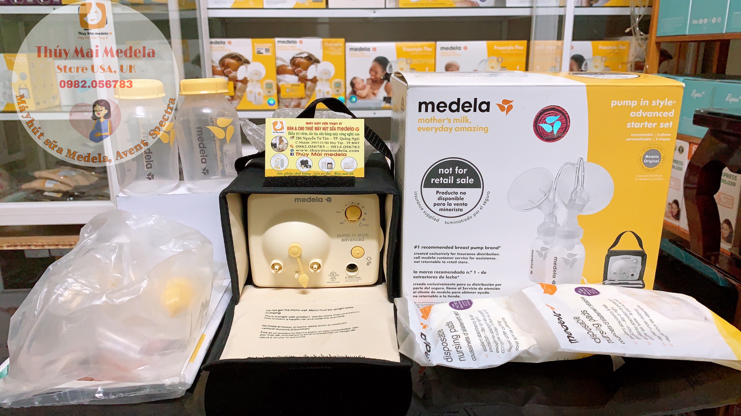 Máy hút sữa Medela Pump rút gọn [Hàng USA]
