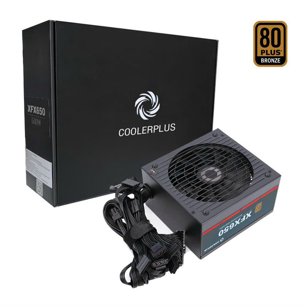 Nguồn Máy Tính Coolerplus Extreme Power 650W For game, Nguồn Gaming, Nguon