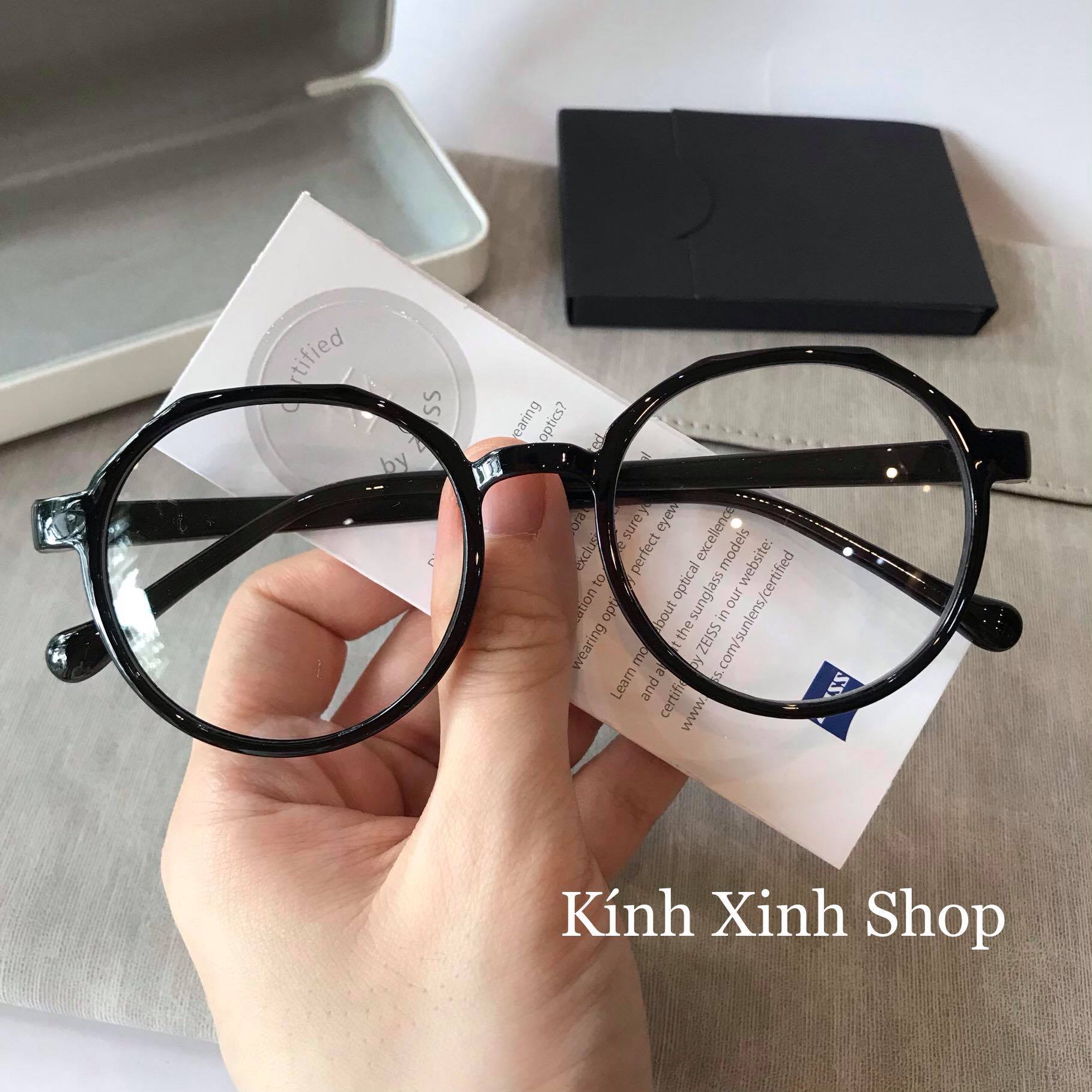 Kính mắt chống Tia bức xạ Uv, Chống ánh sáng xanh Dáng Tròn nhựa dẻo nhẹ (Nhiều Màu)