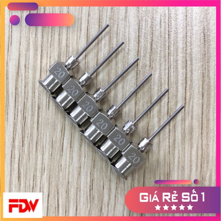 60 đầu Kim bơm keo inox 60 đầu Kim tra keo không gỉ Đầu kim thép không gỉ bơm keo, mỡ hàn - metal needle