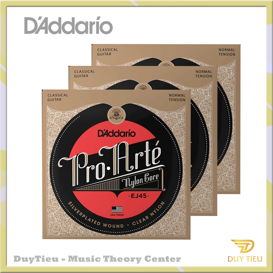 DADDARIO - EJ45 - Dây đàn Guitar - SET PRO-ARTE CLR/SILVER NORM - DuytieuGuitar DT003
