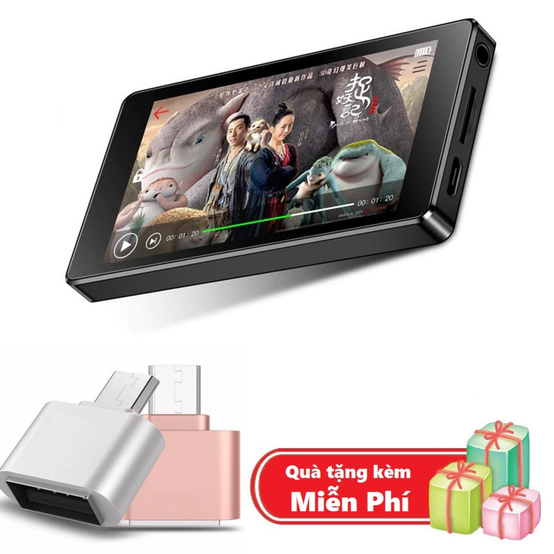 Máy nghe nhạc Lossless màn hình cảm ứng Ruizu D20 - Máy nghe nhạc Mp3/Mp4 hỗ trợ xem video độ phân giải Full HD 1080P