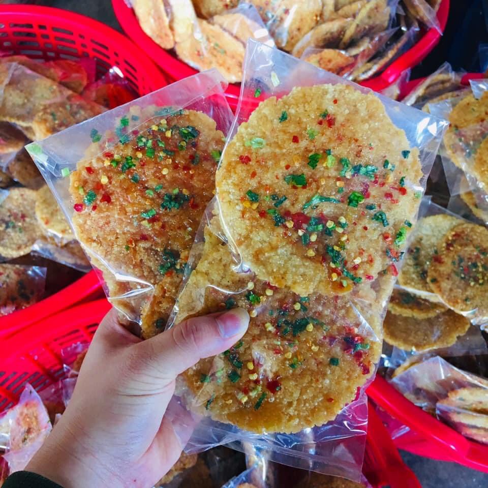Gói 3 miếng cơm cháy cơm cháy chiên mắm hành gói 100g