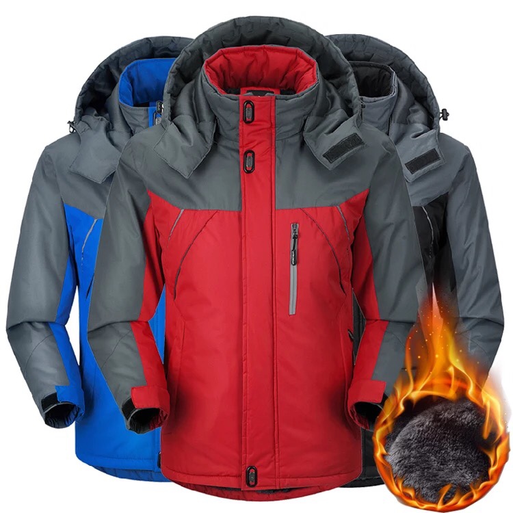 Áo khoác chống thấm lót lông [3 lớp], Áo khoác nam chống nước, áo khoác chắn gió,  giữ nhiệt siêu ấm [HÀNG LOẠI 1], áo khoác đông, áo rét nam