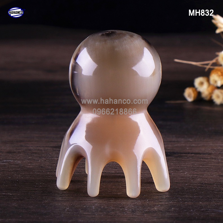 Bạch tuộc Massage đầu, bằng sừng mát xa giúp lưu thông máu [MH832] HAHANCO