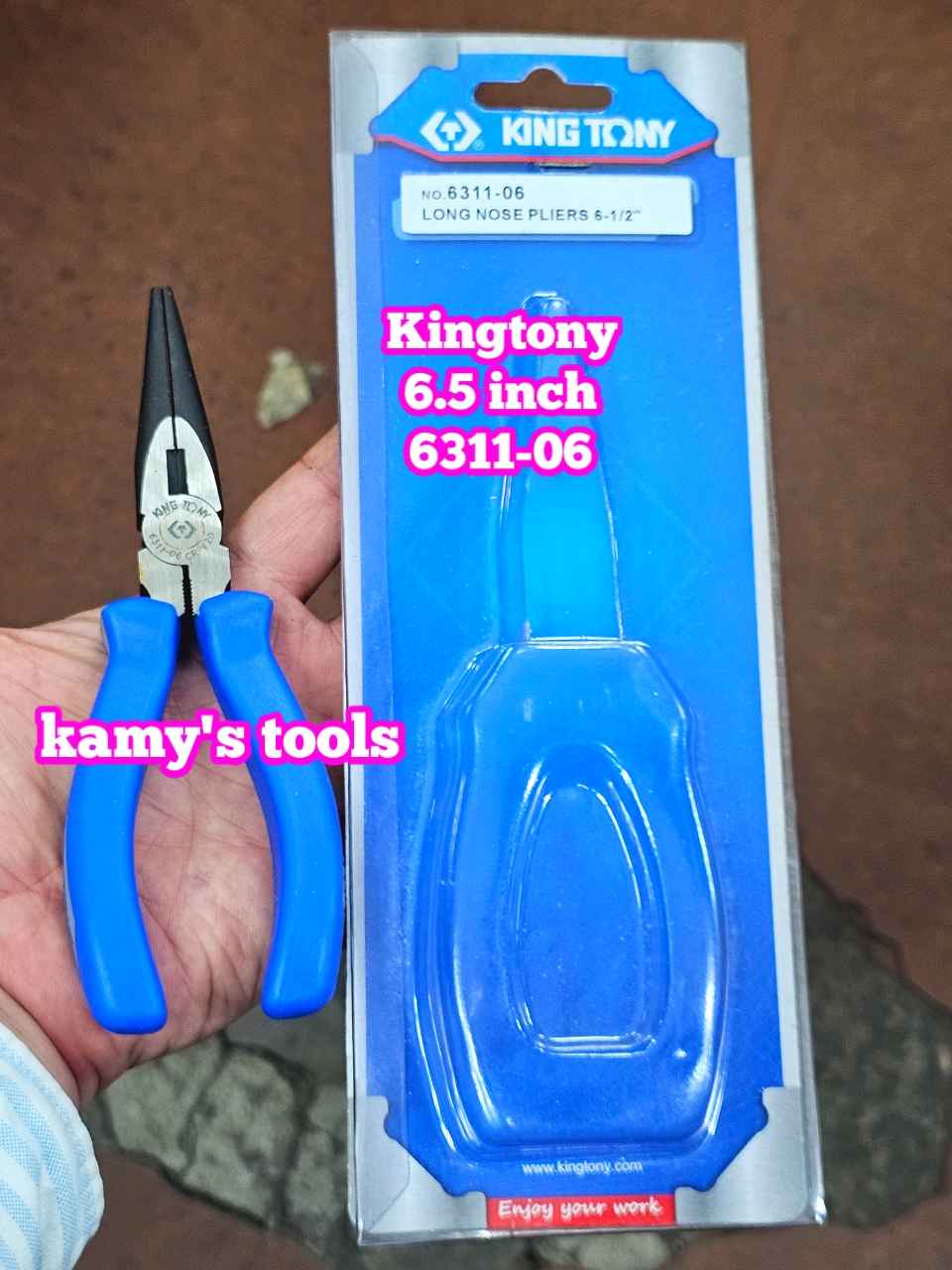 Kìm mỏ nhọn kingtony 6311-06 dài 6.5 inch 160mm kìm mũi nhọn