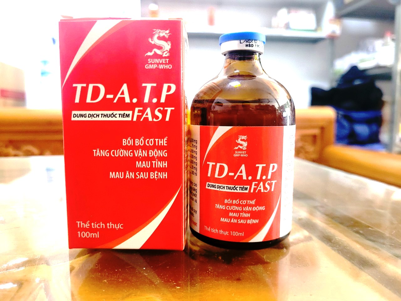 Atp fast 100ml , tăng lực,  hồi sức, chống còi cọc GS, GC, gà đá...