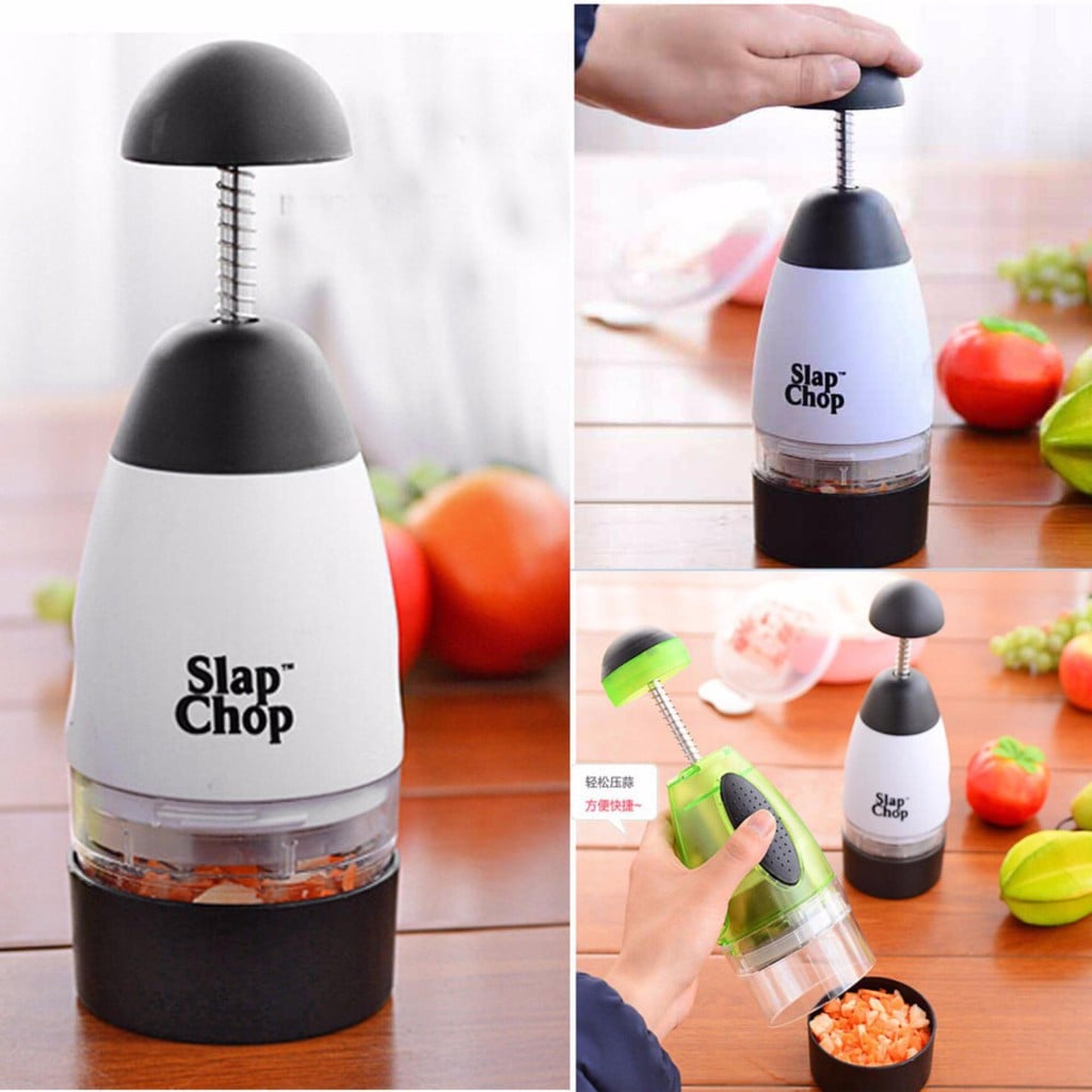 DỤNG CỤ BĂM NHỎ HÀNH TỎI RAU CỦ QUẢ THÔNG MINH SLAP CHOP - MÁY XAY NHỎ HÀNH TỎI CẦN TÂY SIÊU TỐC TIẾT KIỆM THỜI GIAN