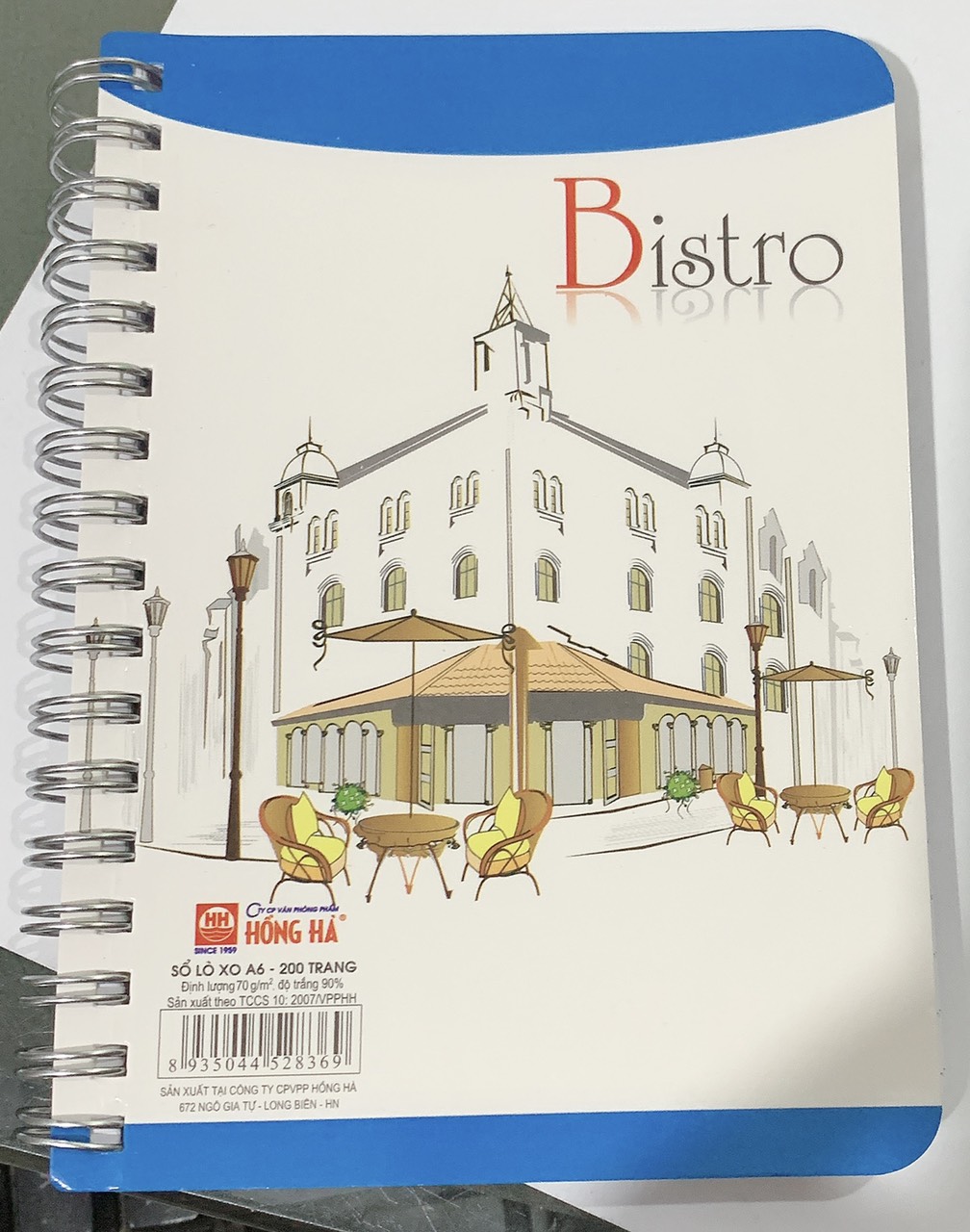 [HCM]sổ lò xo A6 Hồng Hà (Bistro) 200 trang