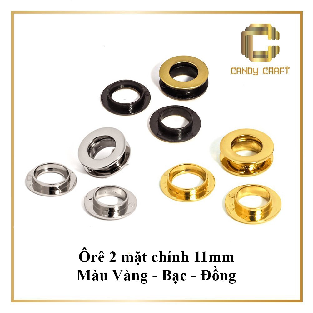 Mắt cáo tán 2 mặt chính - phụ kiện làm túi xách