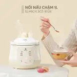 (Chỉ 23.04)Nồi nấu chậm 1L Elmich SCE-8524OL