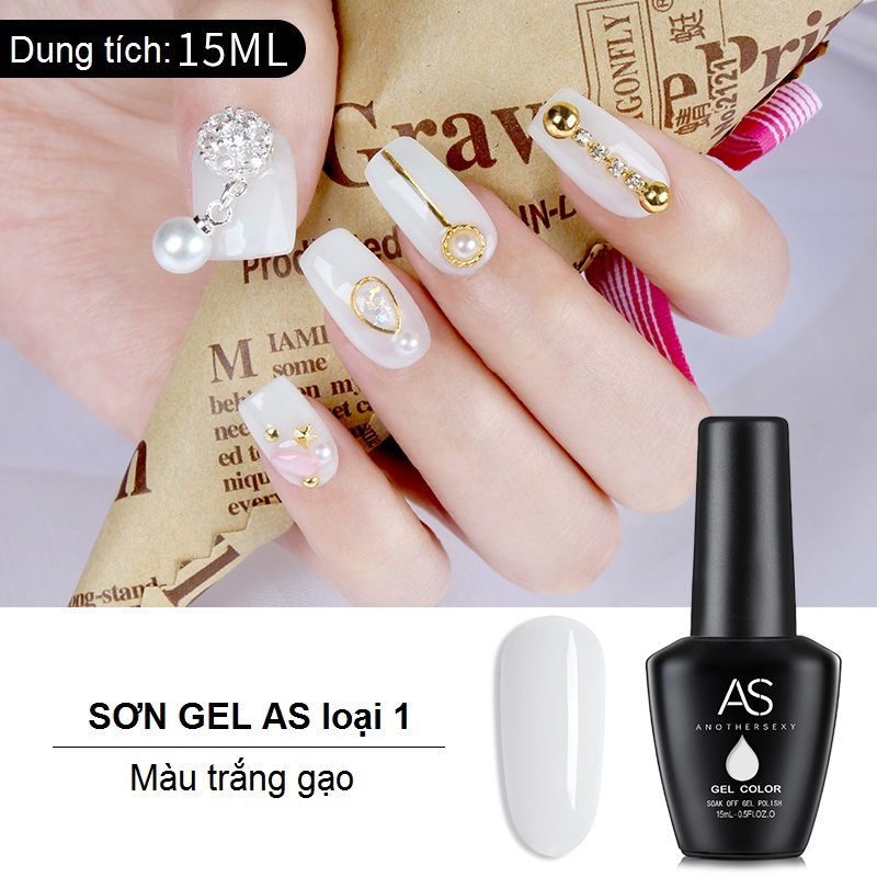 Sơn gel AS - màu trắng gạo