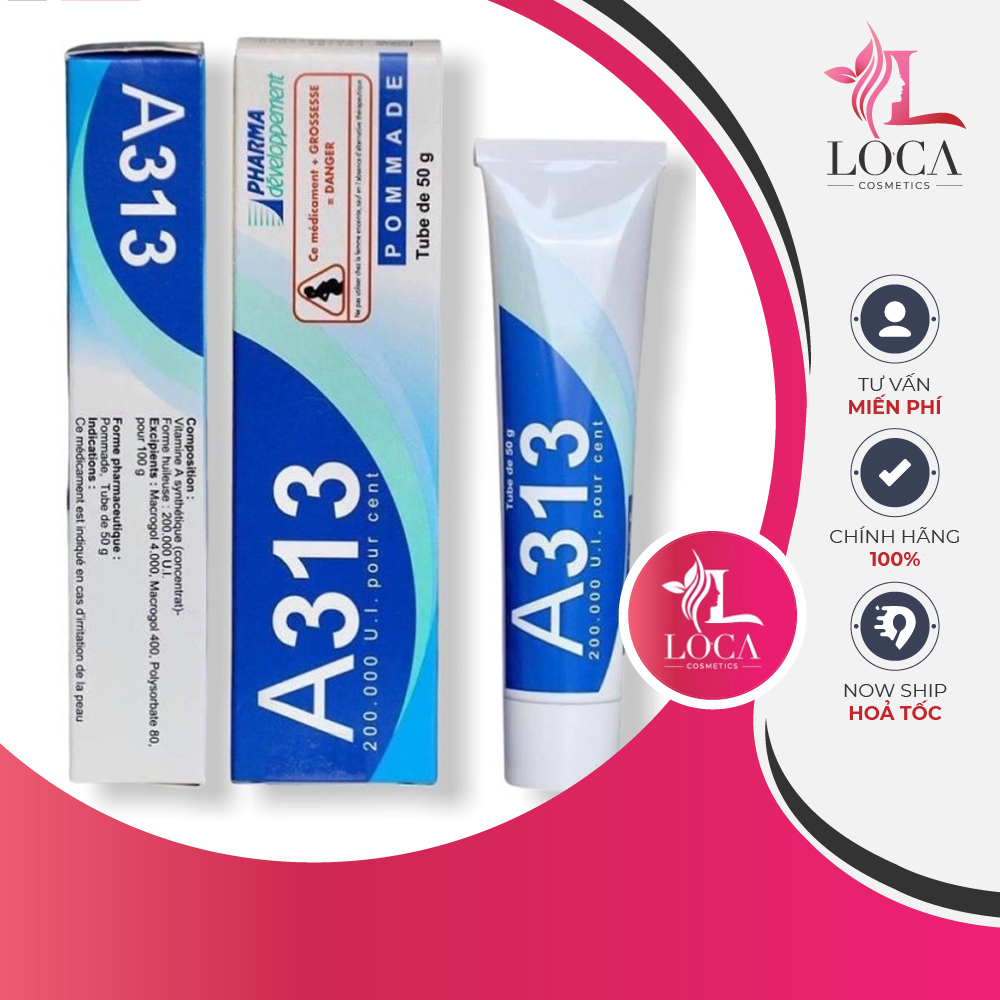 Retinol A313 - Kem giảm mụn giảm thâm và chống lão hóa da
