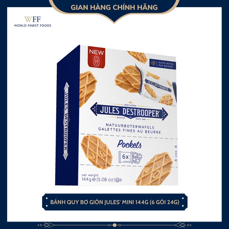 Bánh quy bơ giòn Jules' Mini 144g