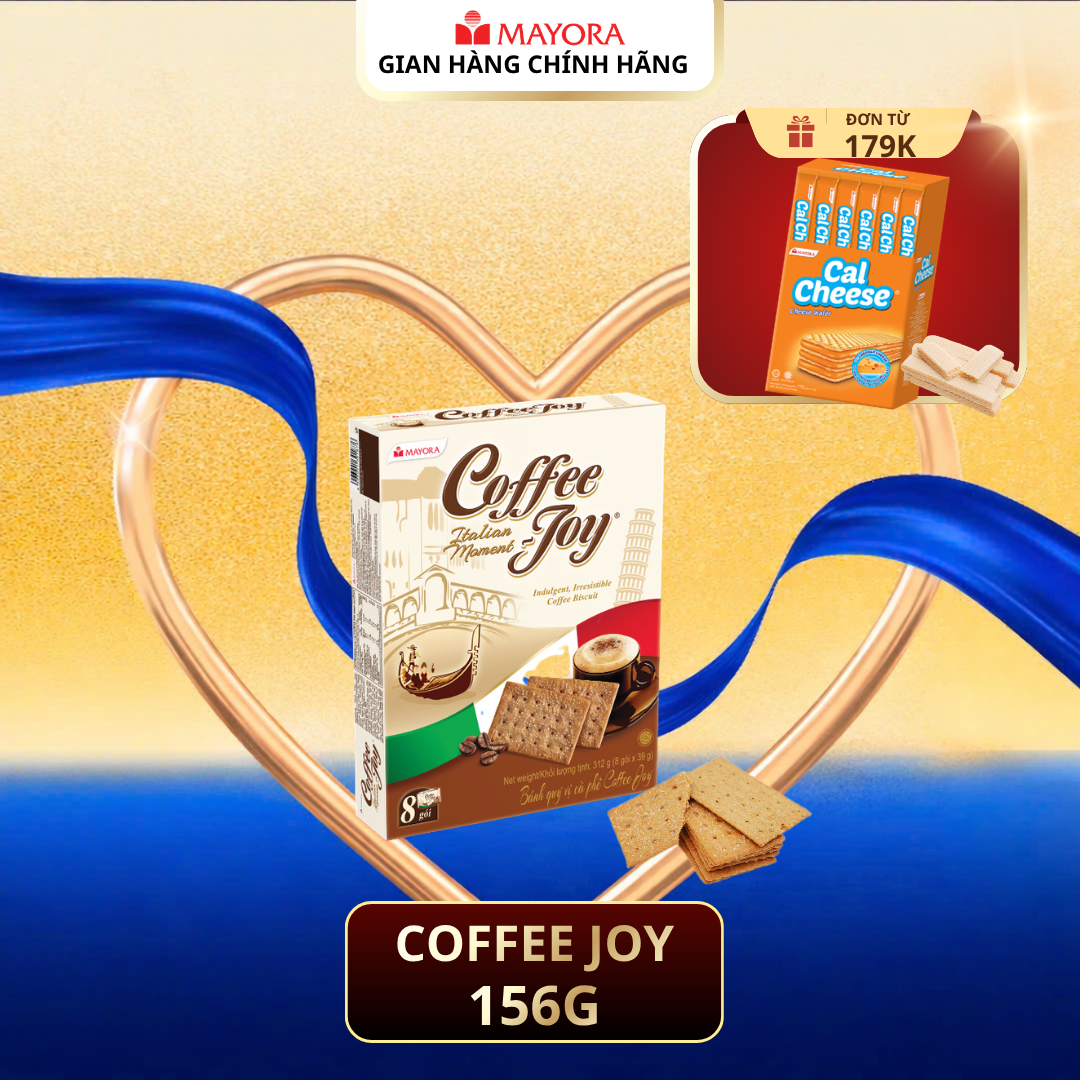 BÁNH QUY VỊ CÀ PHÊ COFFEE JOY 156G