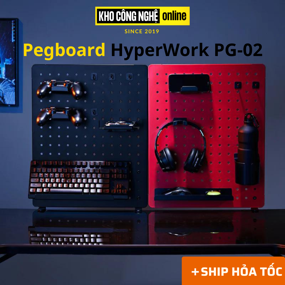 Bảng treo đồ Pegboard HyperWork PG-02