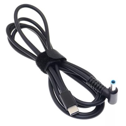 Đầu sạc PD 100W chuyển đổi cổng USB Type C sang nguồn điện DC 4.5x3.0mm / 4.5*3.0mm chuyên dụng cho laptop Dell HP MSI