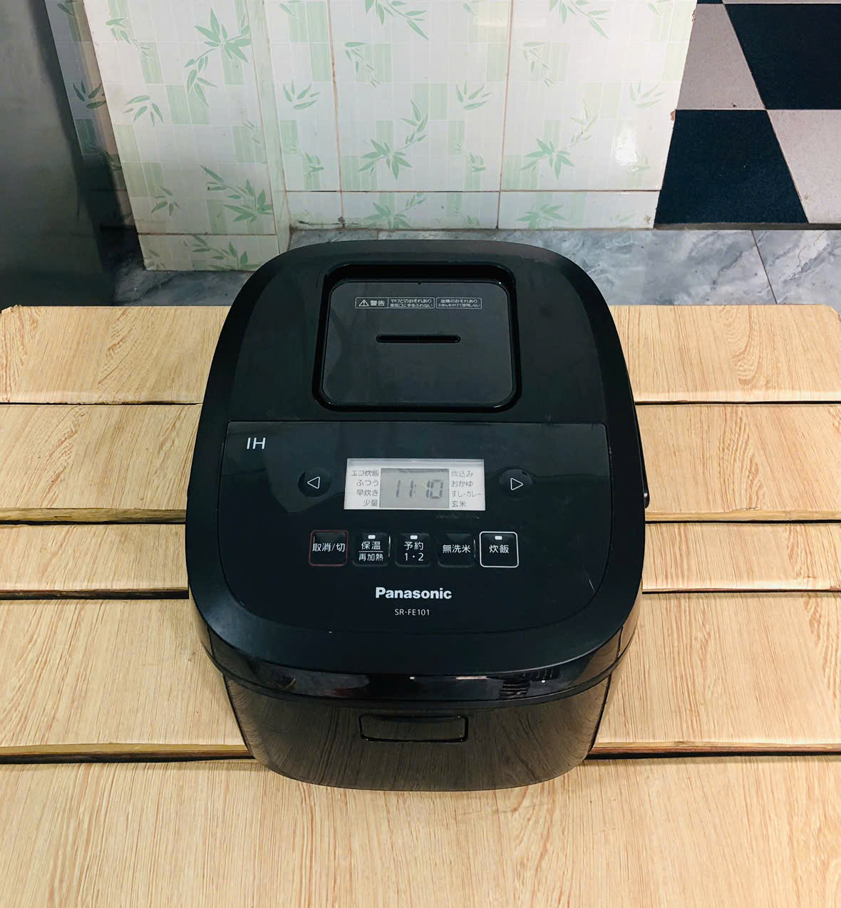 Nồi cơm điện cao tần nội địa Nhật Bản Panasonic vuông IH date cực cao 2023 hàng tuyển đẹp