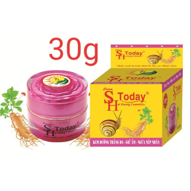 Kem dưỡng trắng giữ ẩm ngừa nếp nhăn 30g SH Today Vàng