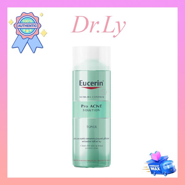 Nước Hoa Hồng cho Da Mụn EUCERIN ProACNE Solution Toner 200ml [Hàng chính hãng]