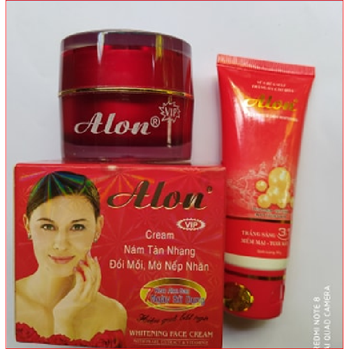 Combo kem alon nám, tàn nhang, sữa rửa mặt