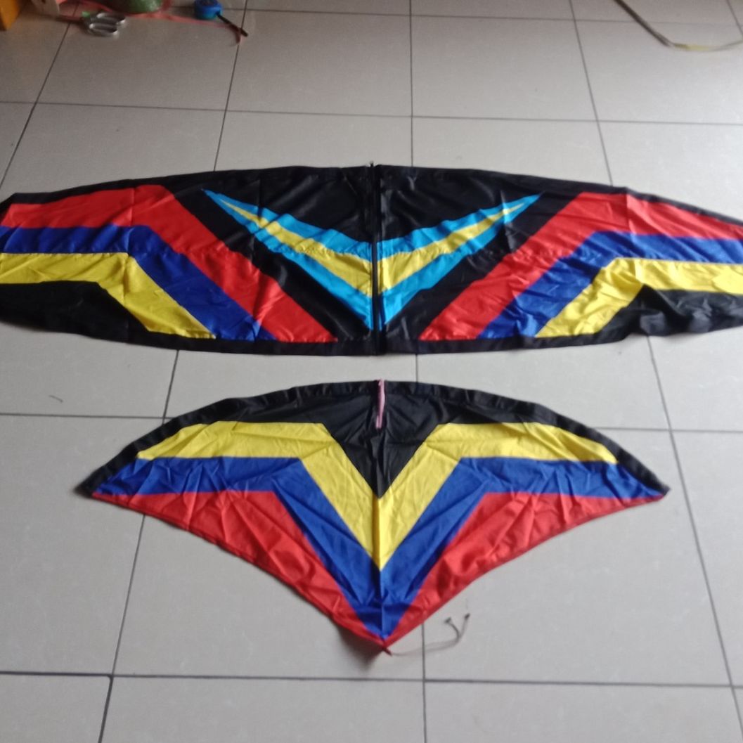 Áo diều in nhiệt xỏ khung 2m5