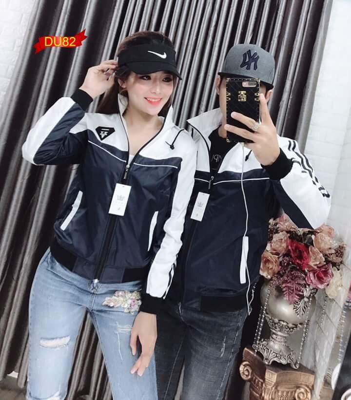 Áo khoac dù nam nữ cao cấp phối sọc tay,siêu hot cho mùa hè 2019