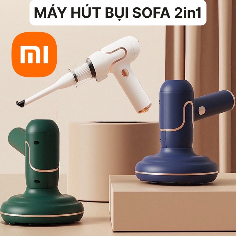   FREESHIP  LazMall MÁY HÚT BỤI CẦM TAY XIAOMI ,Máy Hút Bụi Cầm Tay ,Máy Hút Bụi Không Dây 2in1 ,Máy Hút Bụi Giường Mini Diệt Vi Khuẩn Bằng Tia UV ,Máy Hút Bụi Cầm Tay Mini Không Dây Siêu Tiện Lợi Hút Bụi Xe Ô Tô Giường Nệm Lông Chó Mèo Lực Hút Mạnh 