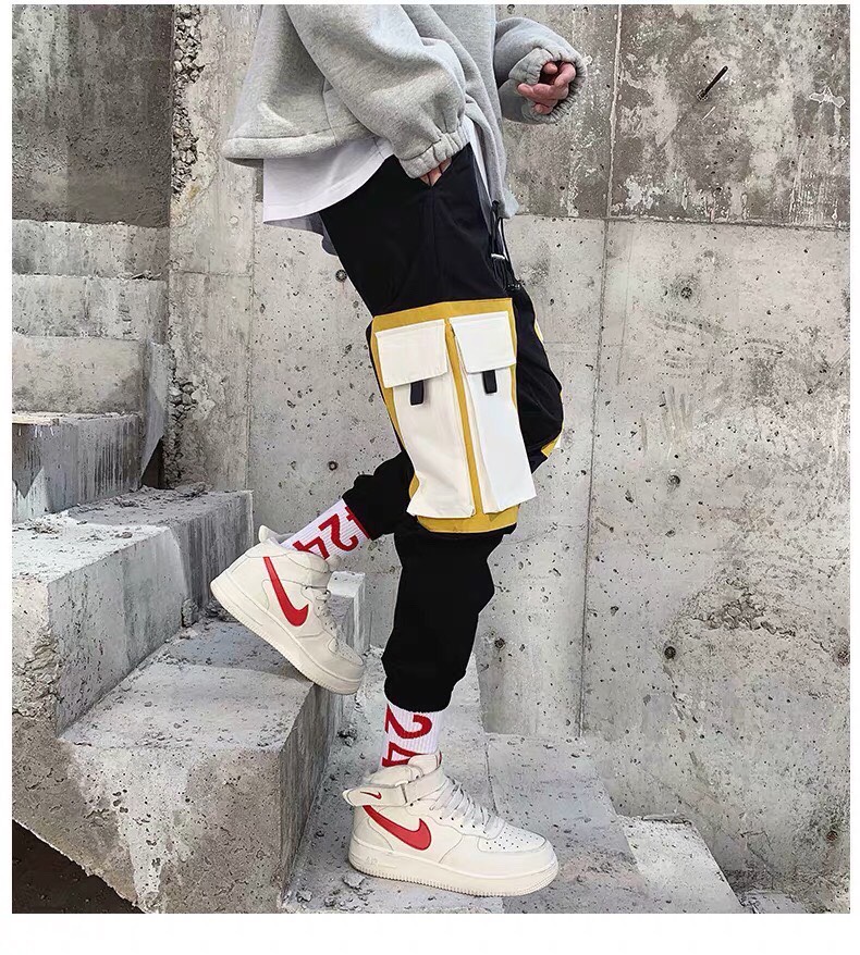 Quần jogger kaki túi hộp unisex cực chất