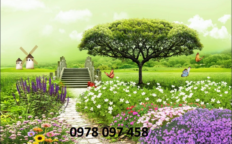 Tranh gạch men - tranh dán tường