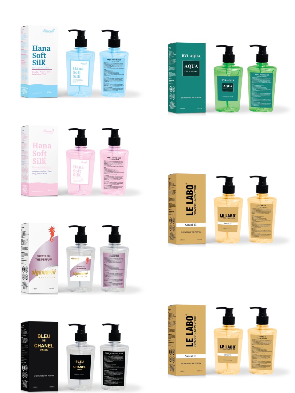 Sữa tắm hương nước hoa 400ml