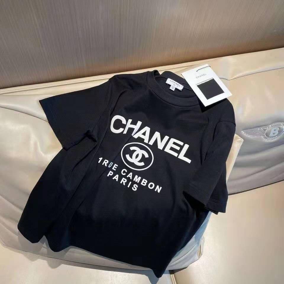 ORDER Áo thun Chanel logo hoa hồng