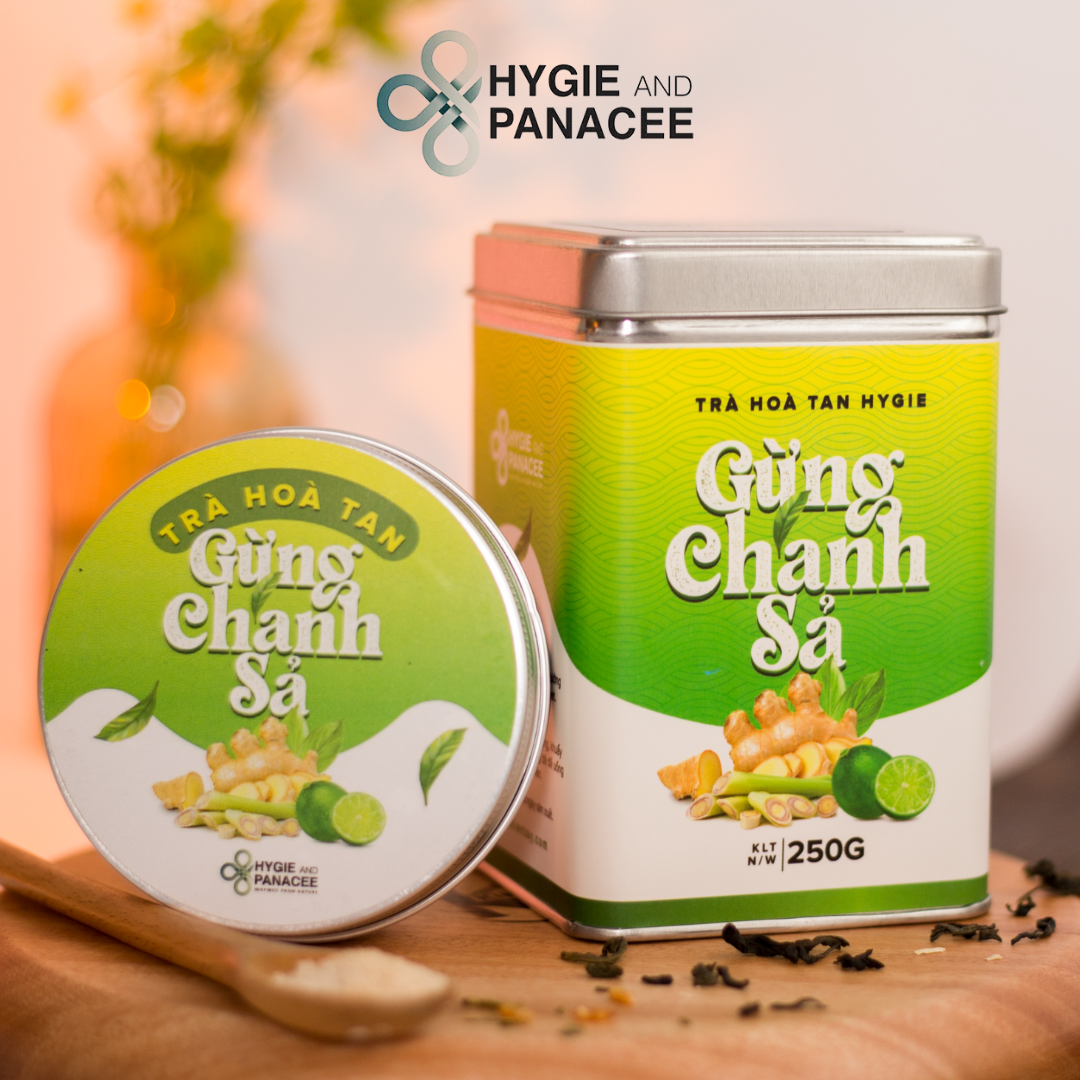 Trà Gừng Chanh Sả Hygie 250g tăng sức đề kháng, detox cơ thể
