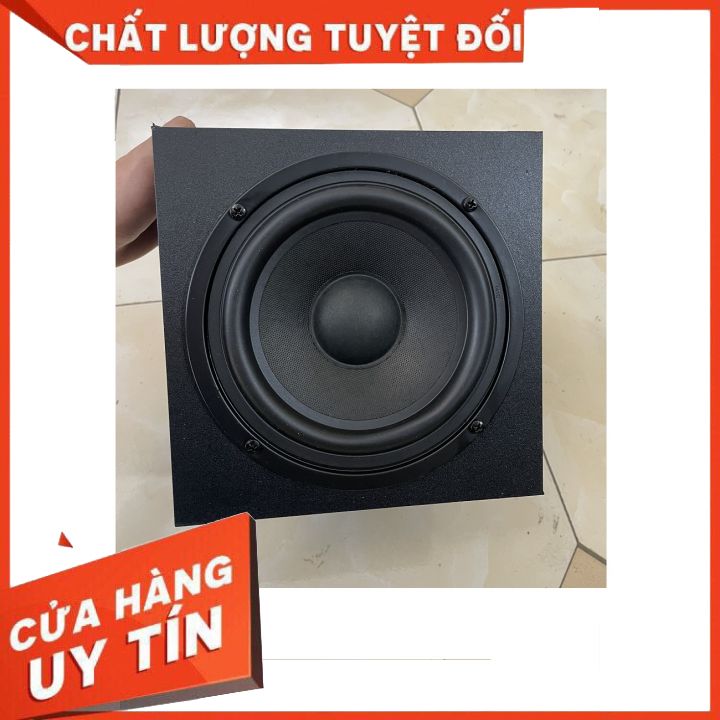 Loa SUB hơi bass 16 lắp loa vi tính ( thành phẩm đen) - mạch blutooth - amply mini