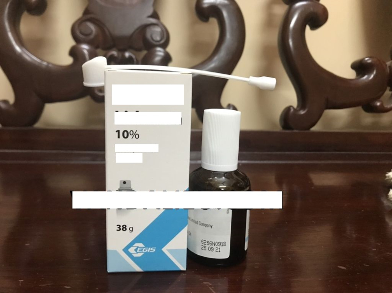 Xịt tê lid0cain 10% 38g.