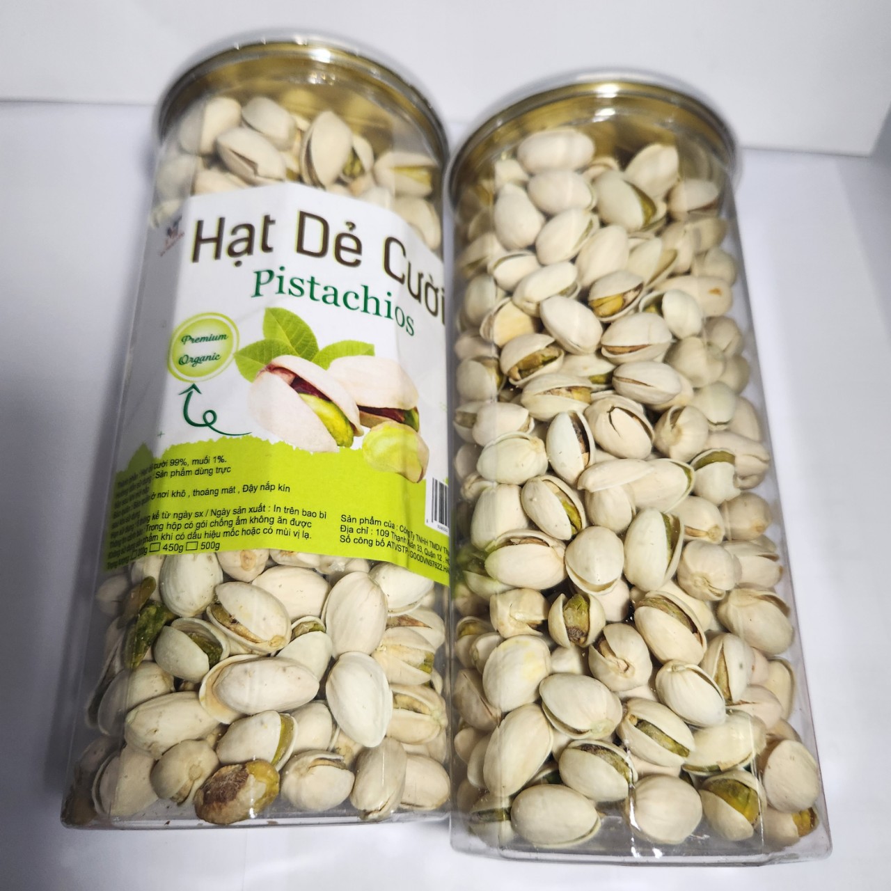 Hạt dẻ cười Pistachio 500g Hạt giẻ cười không tẩy trắng, không bị yểu Hạt dinh dưỡng Healthy Tdfood