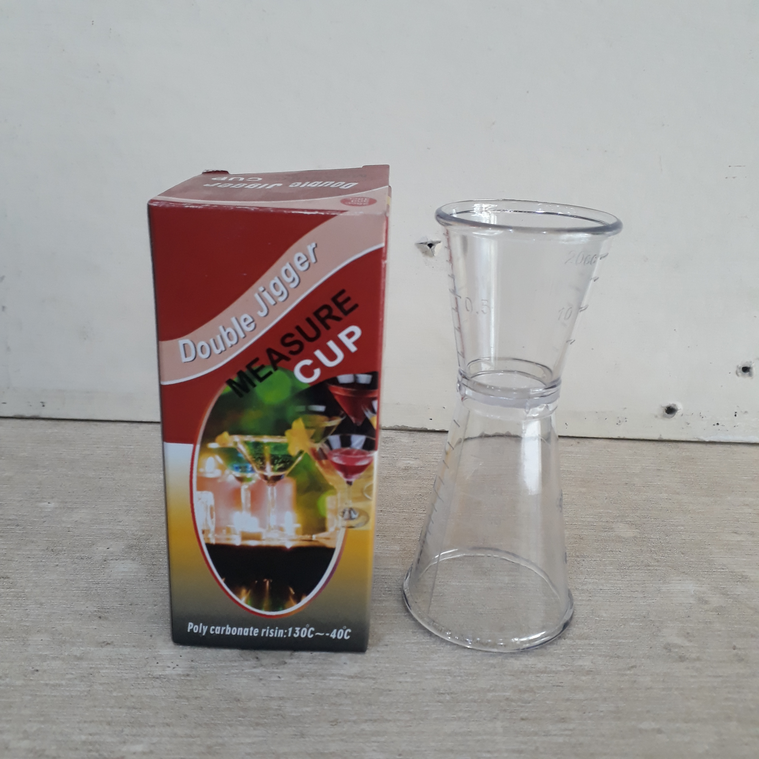 [HCM]JIGGER ĐONG LY ĐONG NHỰA 2 ĐẦU 20X40ML