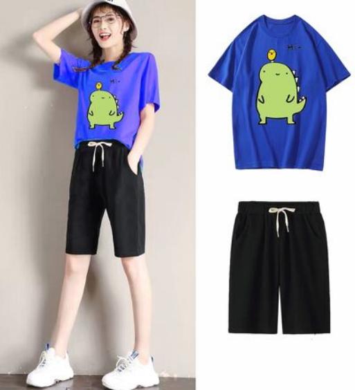 ĐỒ BỘ NỮ CHÀO HÈ ÁO THUN FORM RỒNG KẾT HỢP SHORT LỬNG ĐÔN GIẢN CỰC KÌ THOAI MÁI lienshop93