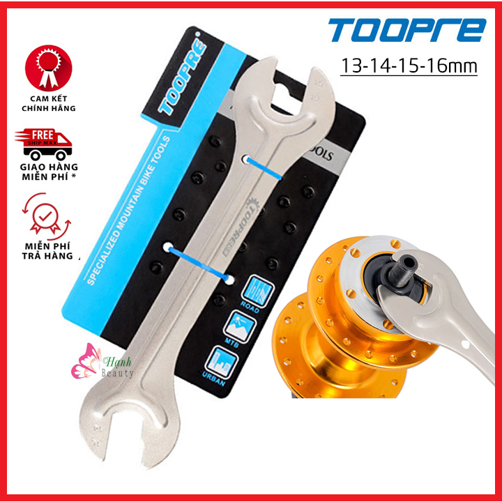 Cờ lê siết côn mở trục sửa chữa xe đạp toopre 13/14/15/16mm