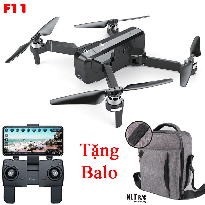 Máy bay flycam sjrc f11. động cơ không chổi than. camera 1080p. bay 25 phút. khoảng cách bay 1200m fpv 500m