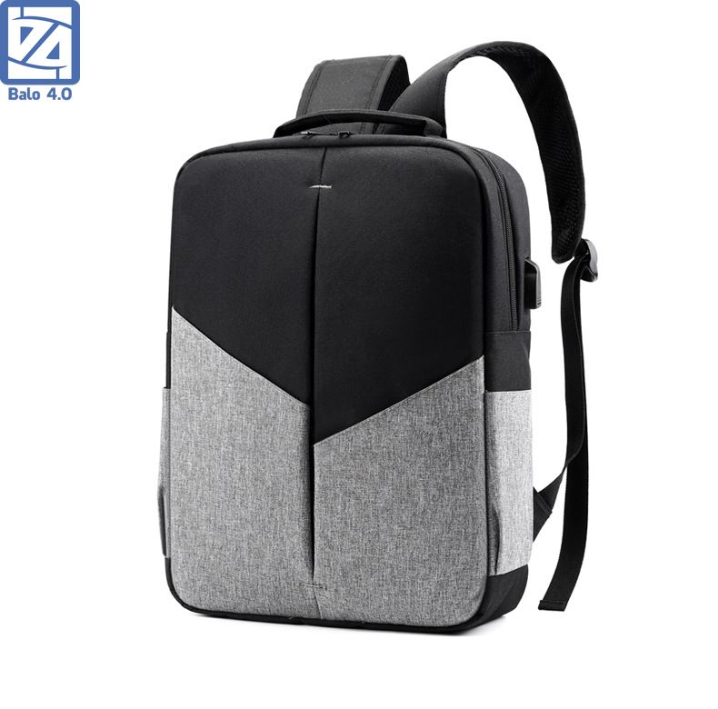 Balo thời trang đi học, đi chơi chống trộm có cổng USB, siêu nhẹ Balo4.0